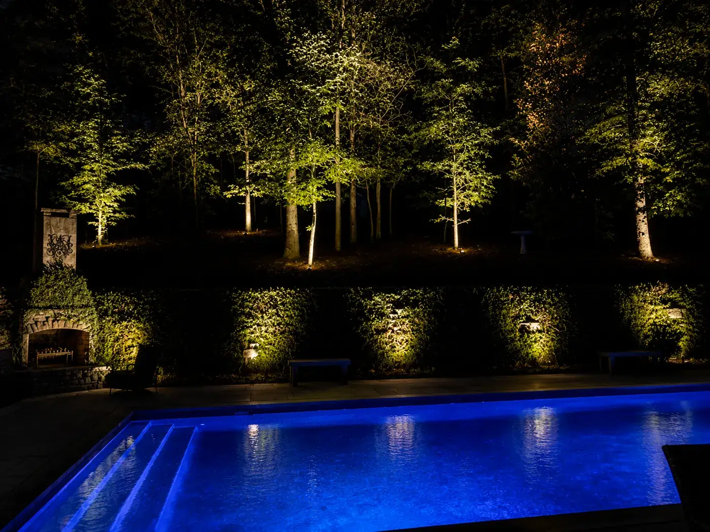 Outdoor lighting installation Alabama